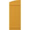 Ekena Millwork Americraft 6-Board (2 Batten) Wood Joined Board-n-Batten Shutters w/Ellipt Top, ARW101BE621X77TUH, PR ARW101BE621X77TUH - alternate 3